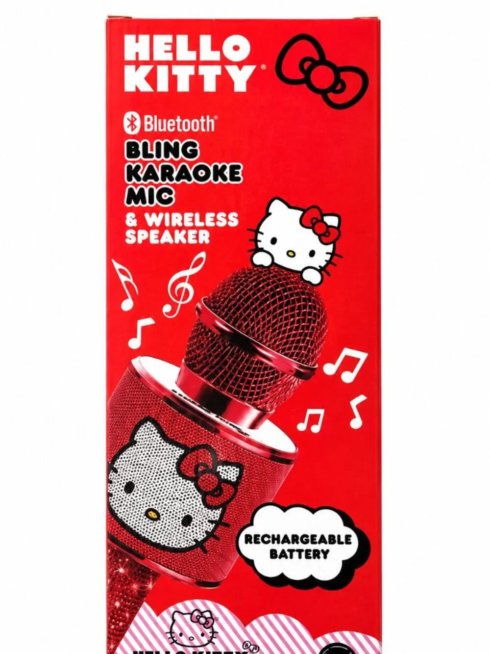 Hello Kitty Bling Bluetooth Karaoke Microphone & Wireless Speaker
